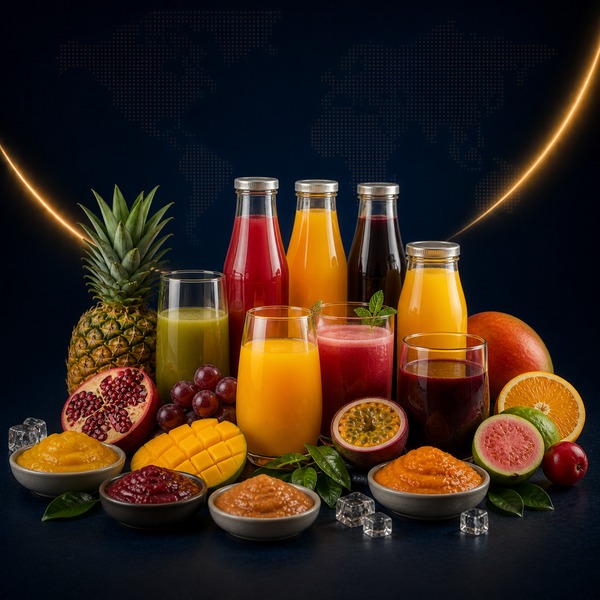 عصائر ومركزات فاكهة