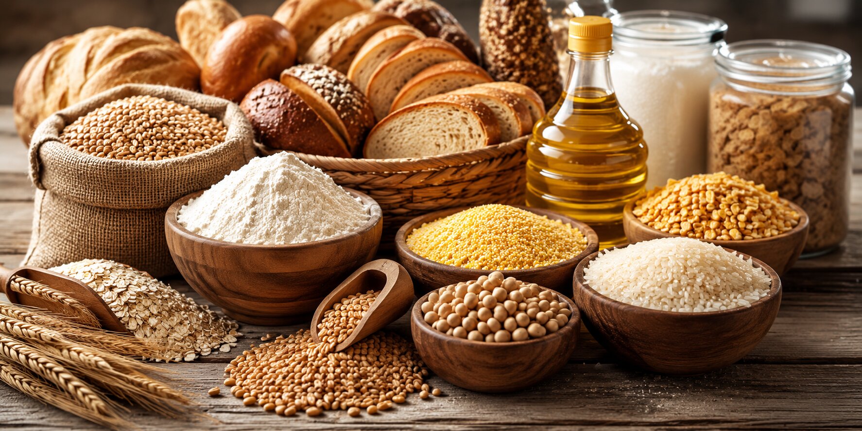 حبوب ومنتجات غذائية